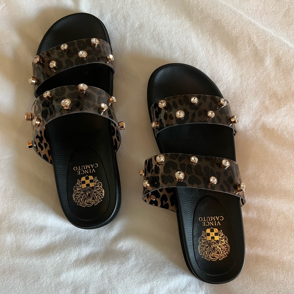 Vince Camuto Leopard Sandals